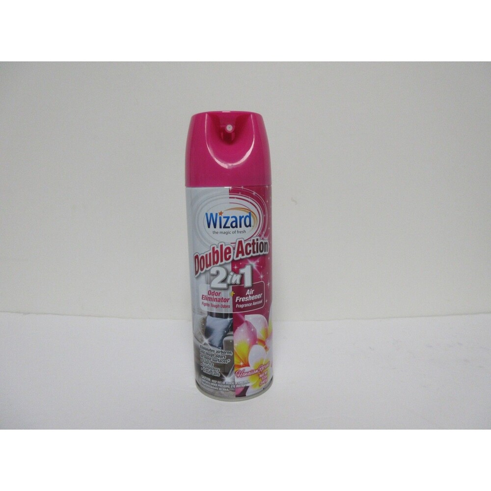 X2 Wizard Double Action 2 In 1 Odor Eliminator + Air Freshener Hawaiian Retreat